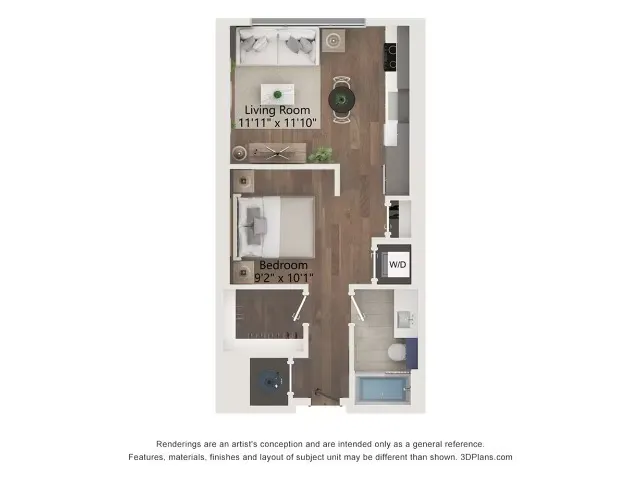 Aster Rise apartments Dallas Floor plan 2