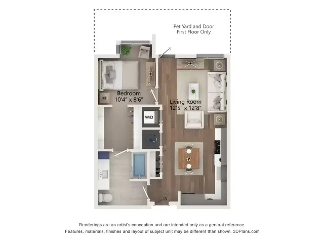 Aster Rise apartments Dallas Floor plan 3