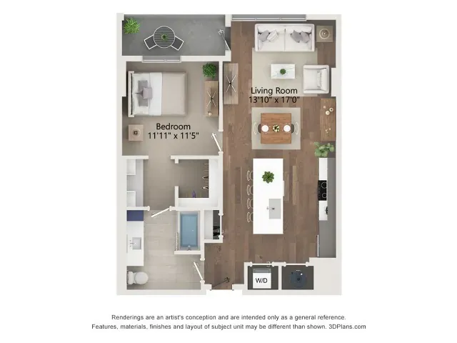 Aster Rise apartments Dallas Floor plan 5
