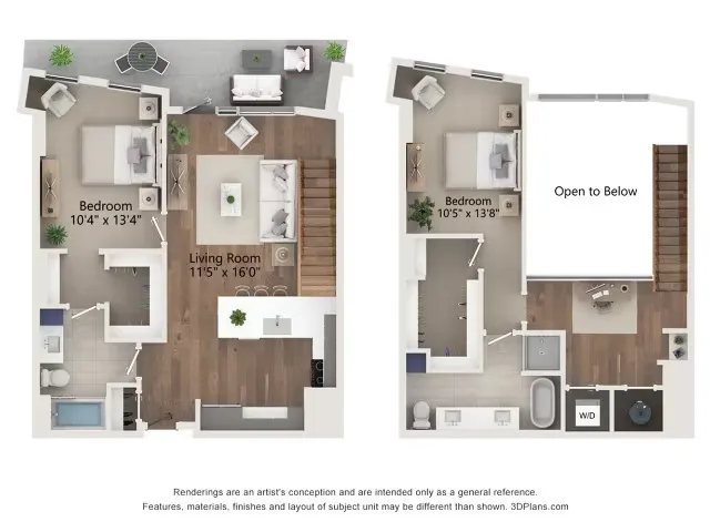 Aster Rise apartments Dallas Floor plan 9