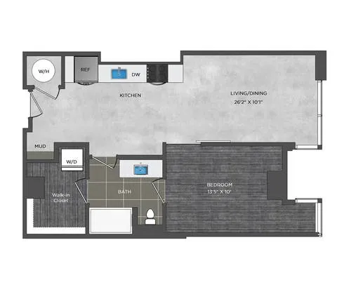 Atelier Rise apartments Dallas Floor plan 10