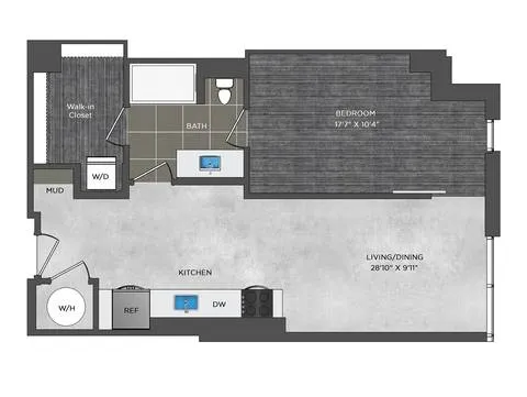 Atelier Rise apartments Dallas Floor plan 11