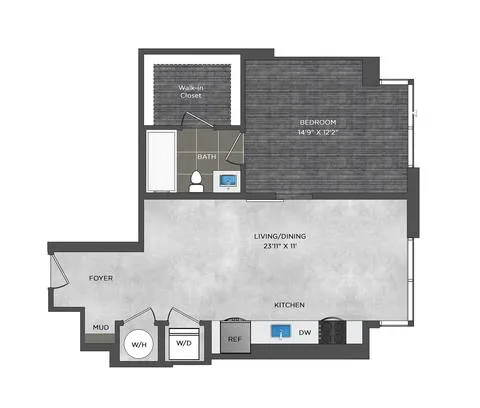 Atelier Rise apartments Dallas Floor plan 13
