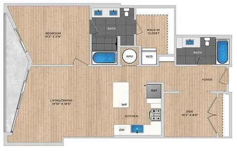 Atelier Rise apartments Dallas Floor plan 16