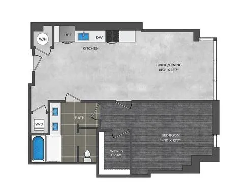 Atelier Rise apartments Dallas Floor plan 18
