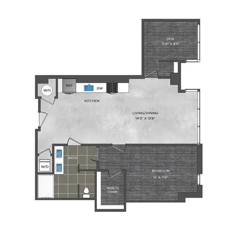 Atelier Rise apartments Dallas Floor plan 19