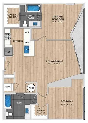 Atelier Rise apartments Dallas Floor plan 23