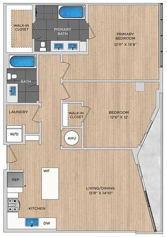 Atelier Rise apartments Dallas Floor plan 26