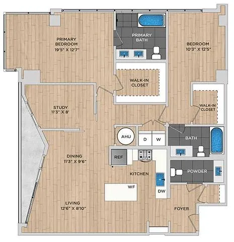 Atelier Rise apartments Dallas Floor plan 28