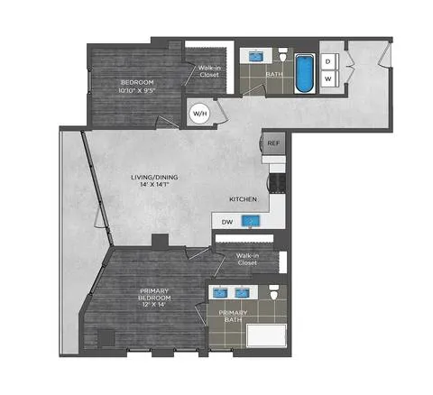 Atelier Rise apartments Dallas Floor plan 30
