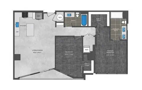 Atelier Rise apartments Dallas Floor plan 33