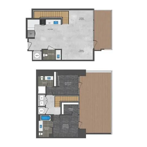 Atelier Rise apartments Dallas Floor plan 35