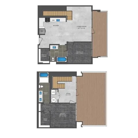 Atelier Rise apartments Dallas Floor plan 37
