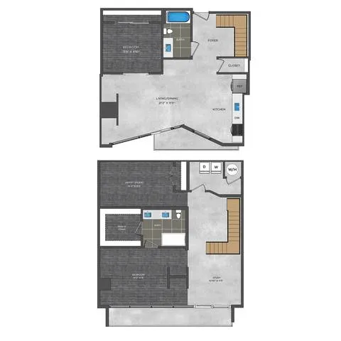 Atelier Rise apartments Dallas Floor plan 38