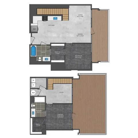 Atelier Rise apartments Dallas Floor plan 40