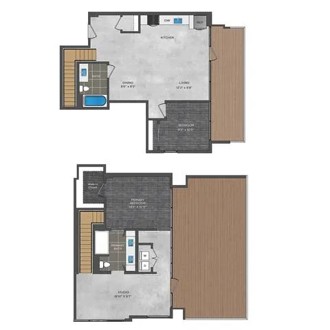 Atelier Rise apartments Dallas Floor plan 41