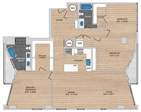 Atelier Rise apartments Dallas Floor plan 43
