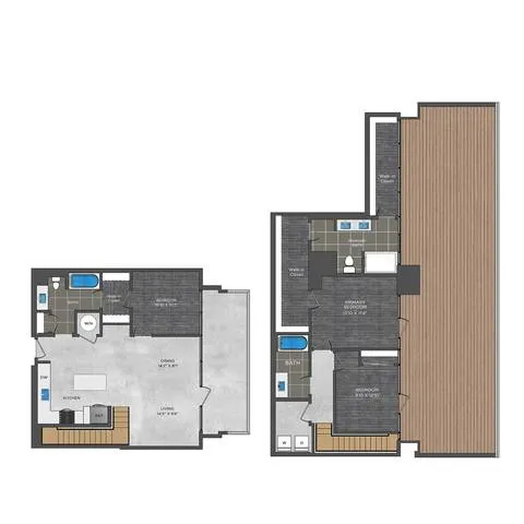 Atelier Rise apartments Dallas Floor plan 46