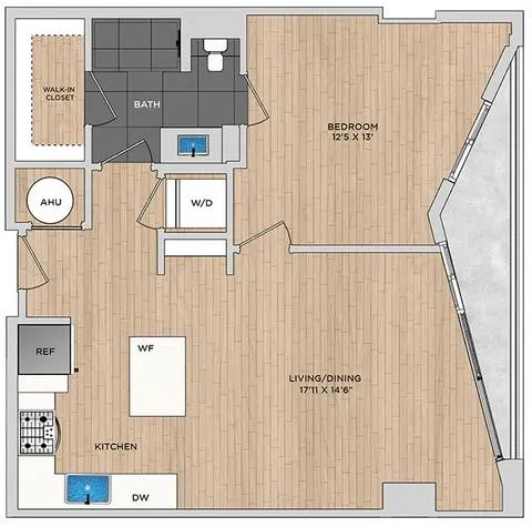 Atelier Rise apartments Dallas Floor plan 6