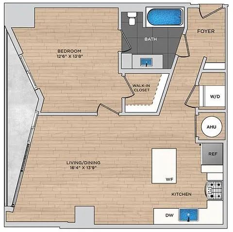 Atelier Rise apartments Dallas Floor plan 7