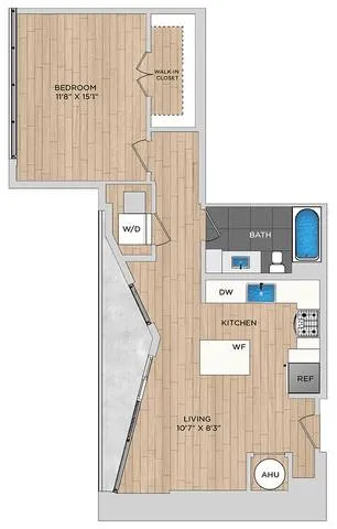 Atelier Rise apartments Dallas Floor plan 8