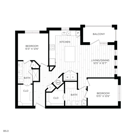 Aura 3Twenty Rise apartments Dallas Floor plan 21