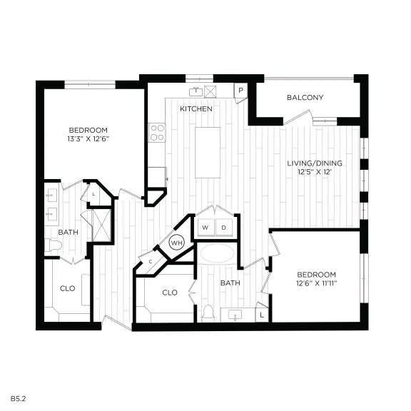 Aura 3Twenty Rise apartments Dallas Floor plan 23