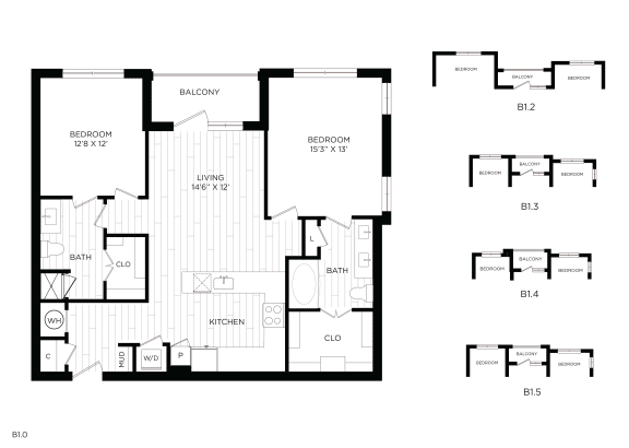 Aura 3Twenty Rise apartments Dallas Floor plan 9