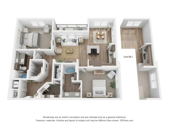 Aurora Watson Branch Rise apartments Dallas Floor plan 12