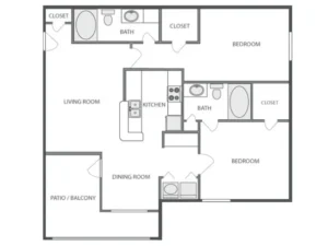 Avana Eldridge Rise apartments Houston Floor plan 13