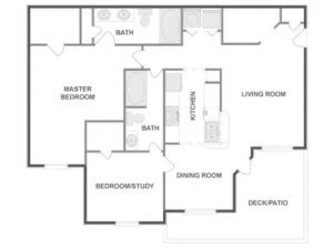 Avana Eldridge Rise apartments Houston Floor plan 25