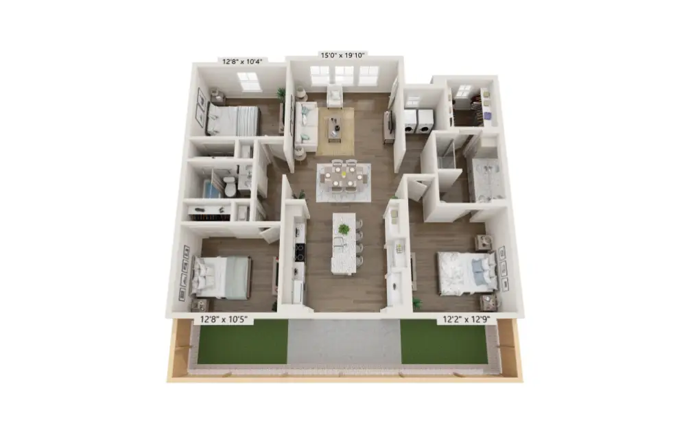 Avendale at the Colony Rise Apartment Floorplan 12