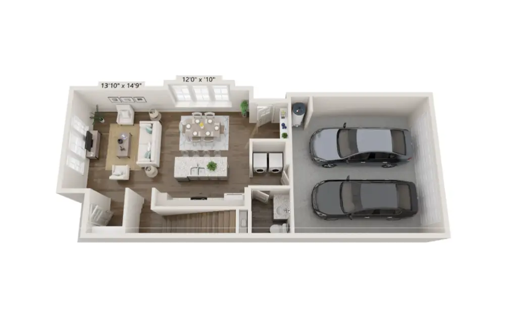 Avendale at the Colony Rise Apartment Floorplan 8-svg