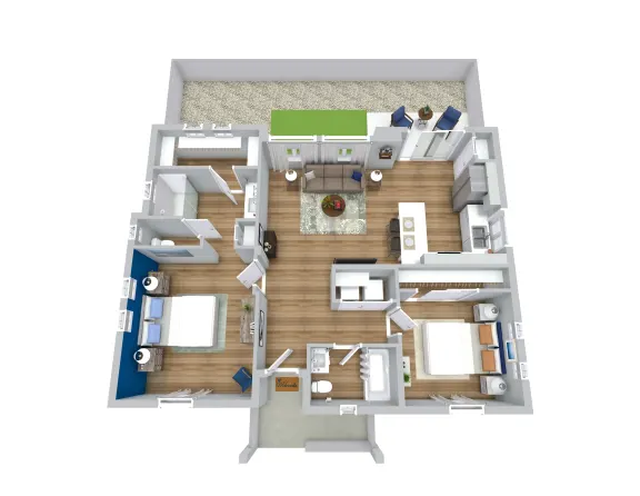 Avilla Oakridge Rise Apartments FloorPlan 2