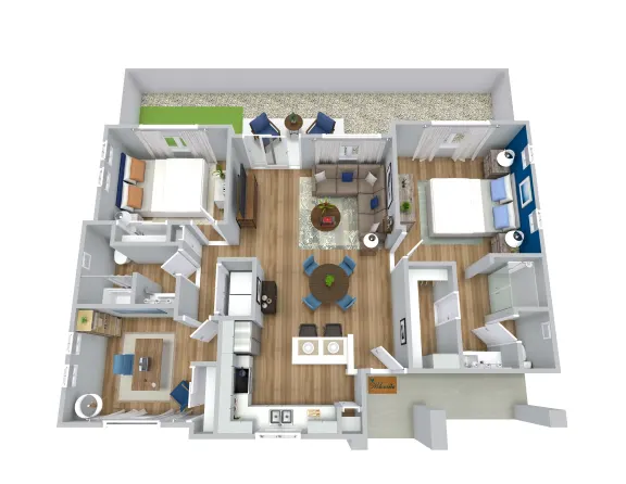 Avilla Oakridge Rise Apartments FloorPlan 3