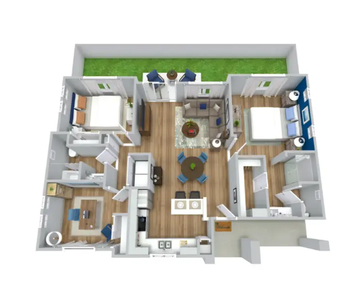 Avilla Towne Center Rise apartments Dallas FloorPlan 3