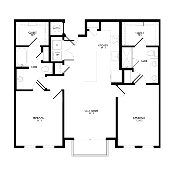 Axis Grand Crossing Rise apartments Dallas Floor plan 11