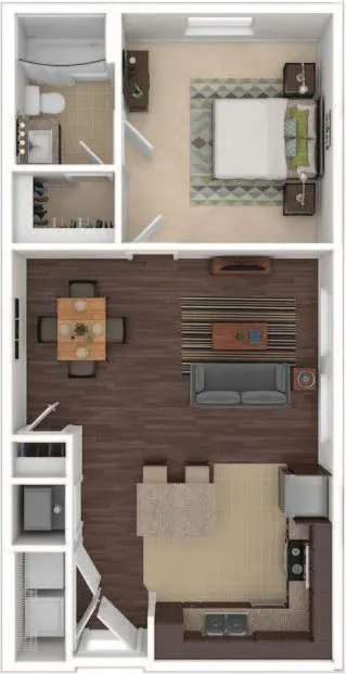Azora Ranch Rise apartments Dallas Floor plan 2