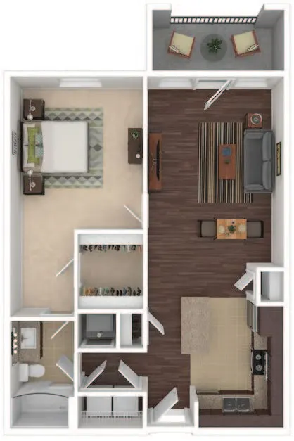 Azora Ranch Rise apartments Dallas Floor plan 4