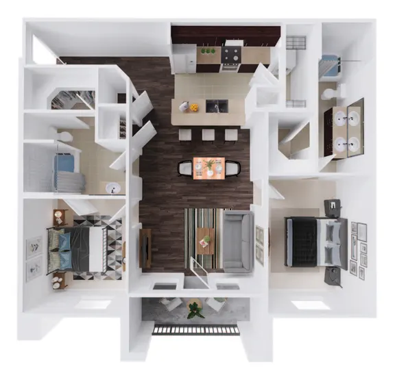 Azora Ranch Rise apartments Dallas Floor plan 5
