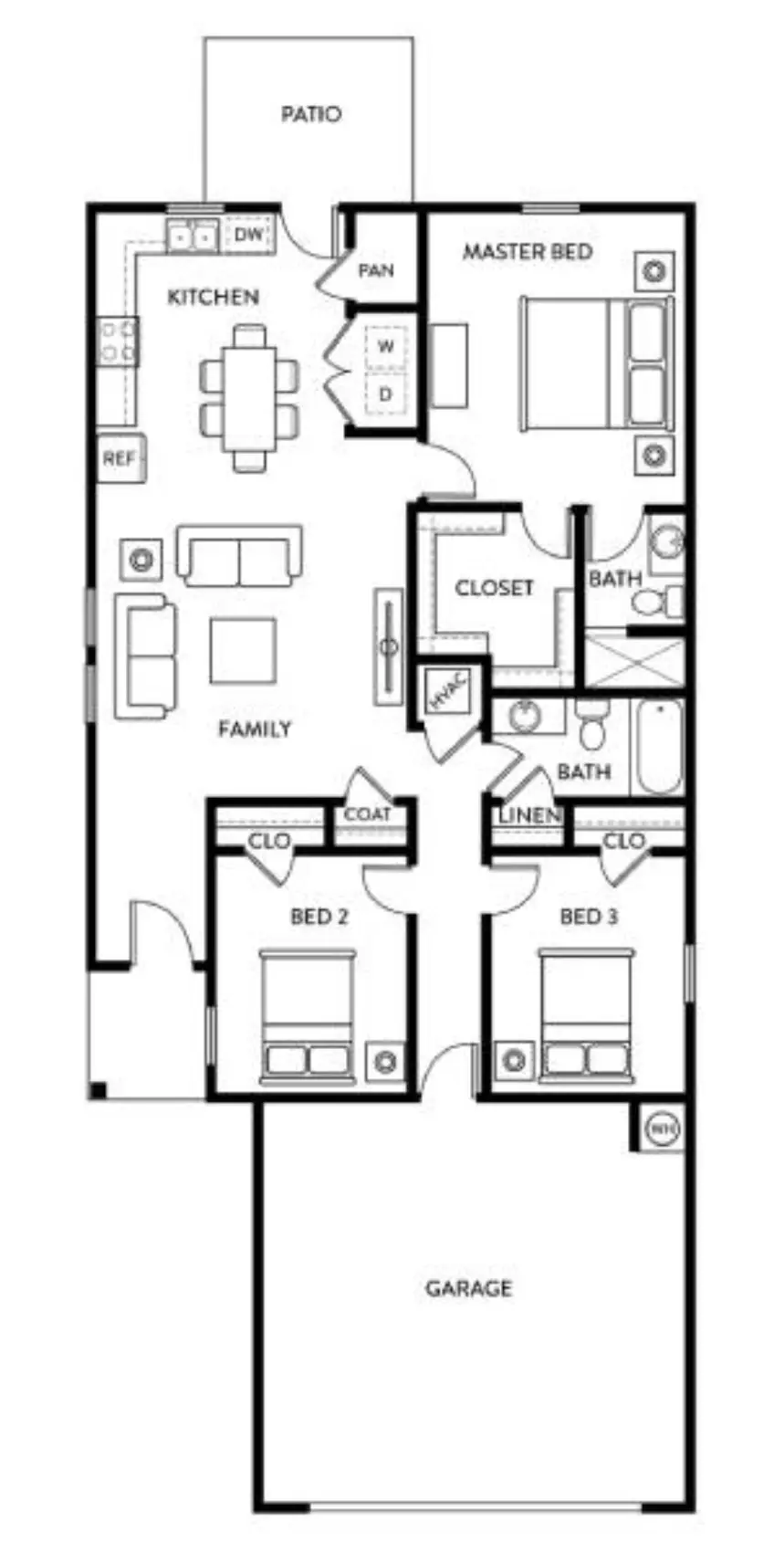 Beacon at Hymeadow Rise Apartments Floorplan 1