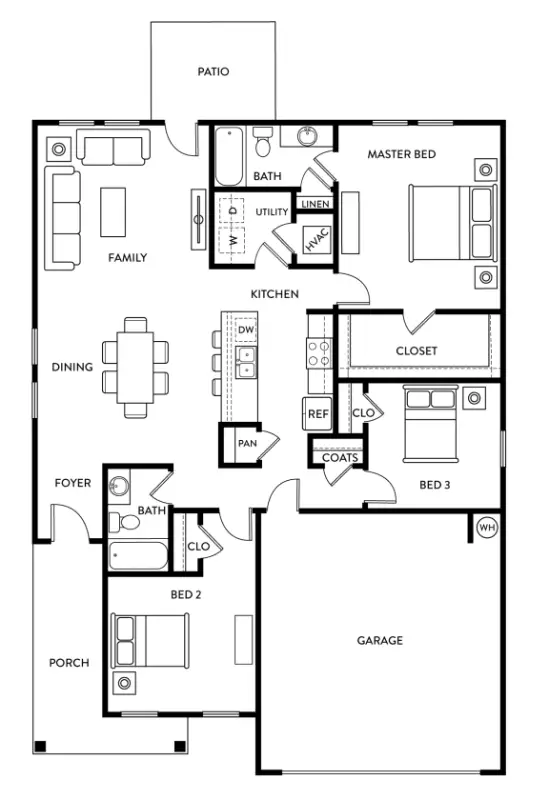 Beacon at Presidential Heights Rise Apartments Floorplan 2
