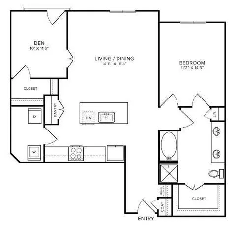 Bevan Rise apartments Dallas Floor plan 10