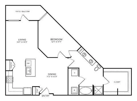 Bevan Rise apartments Dallas Floor plan 7