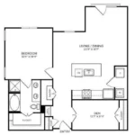 Bevan Rise apartments Dallas Floor plan 9