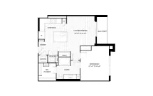 Brady Rise apartments Dallas Floor plan 2