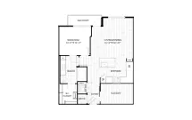 Brady Rise apartments Dallas Floor plan 3