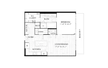 Brady Rise apartments Dallas Floor plan 6