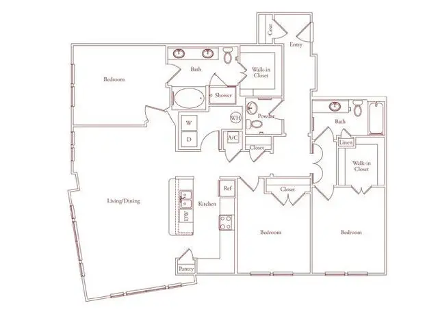 Braeswood Place Rise Apartments Houston FloorPlan 33