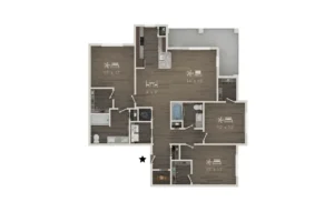 Brea Frisco Rise apartments Dallas Floor plan 10